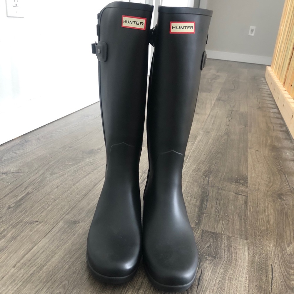 Hunter refined rain boots